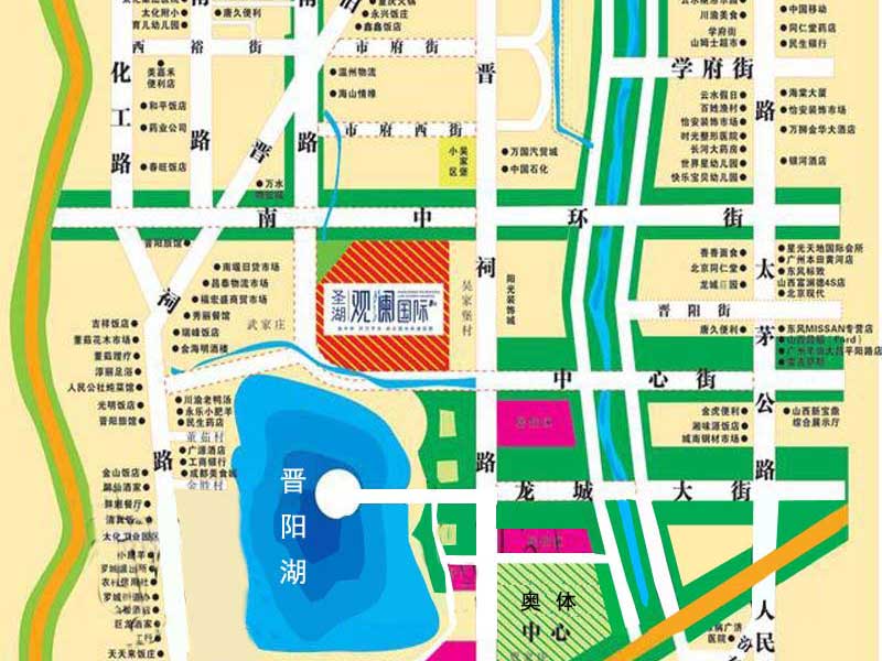 圣湖观澜国际交通图-太原新房-地产中国网
