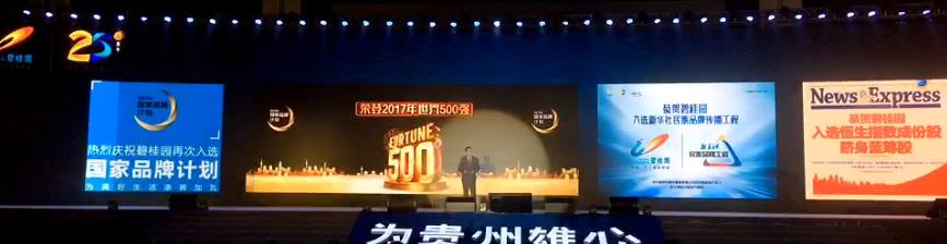 许志安助阵2017碧桂园集团贵州区域品牌盛典