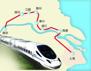 北沿江高铁欲建 带动长江经济带提速-长三角动