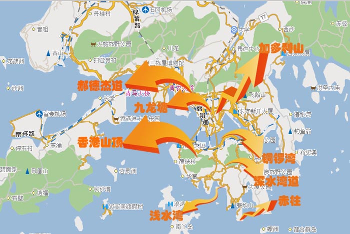 香港地图