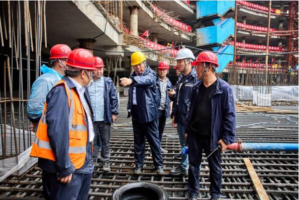 蘇州中南中心順利完成大底板澆築中國網地産